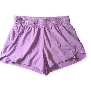 Avia Active Running Shorts, Womens XL 16-18, Lavender, Lined, Sporty, Fitness